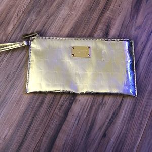 Michael Kors Gold Wristlet